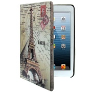 Чехол кожаный Paris с пластиковым держателем для iPad mini 1/2/3/Retina